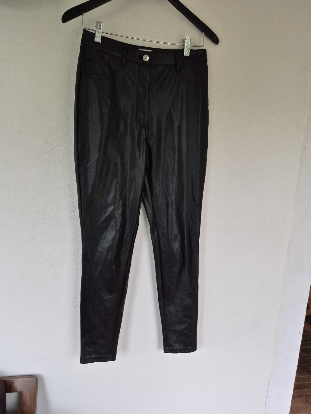 Aritzia Faux Leather Pants Size 6 Black